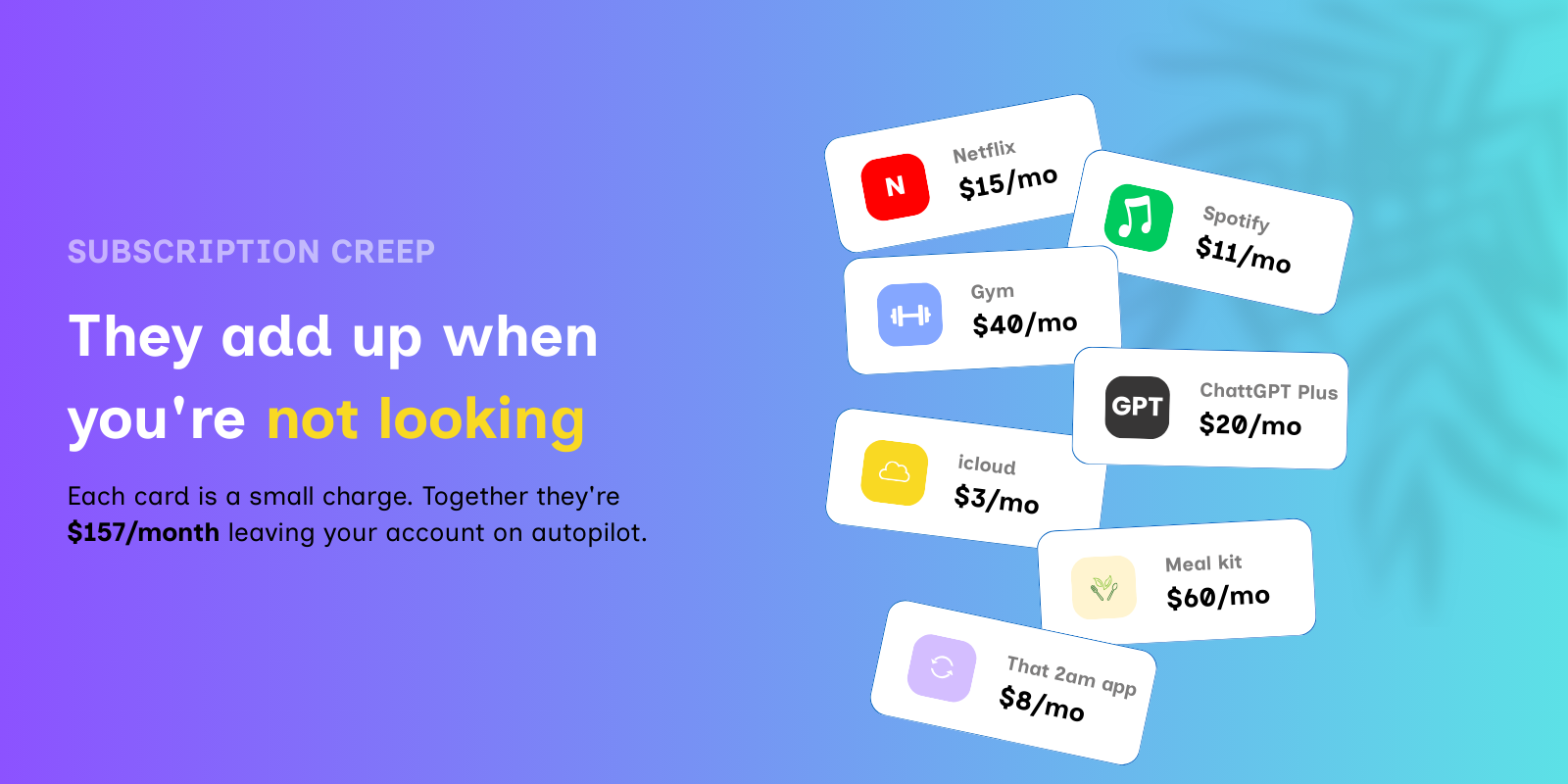 Each one felt like nothing