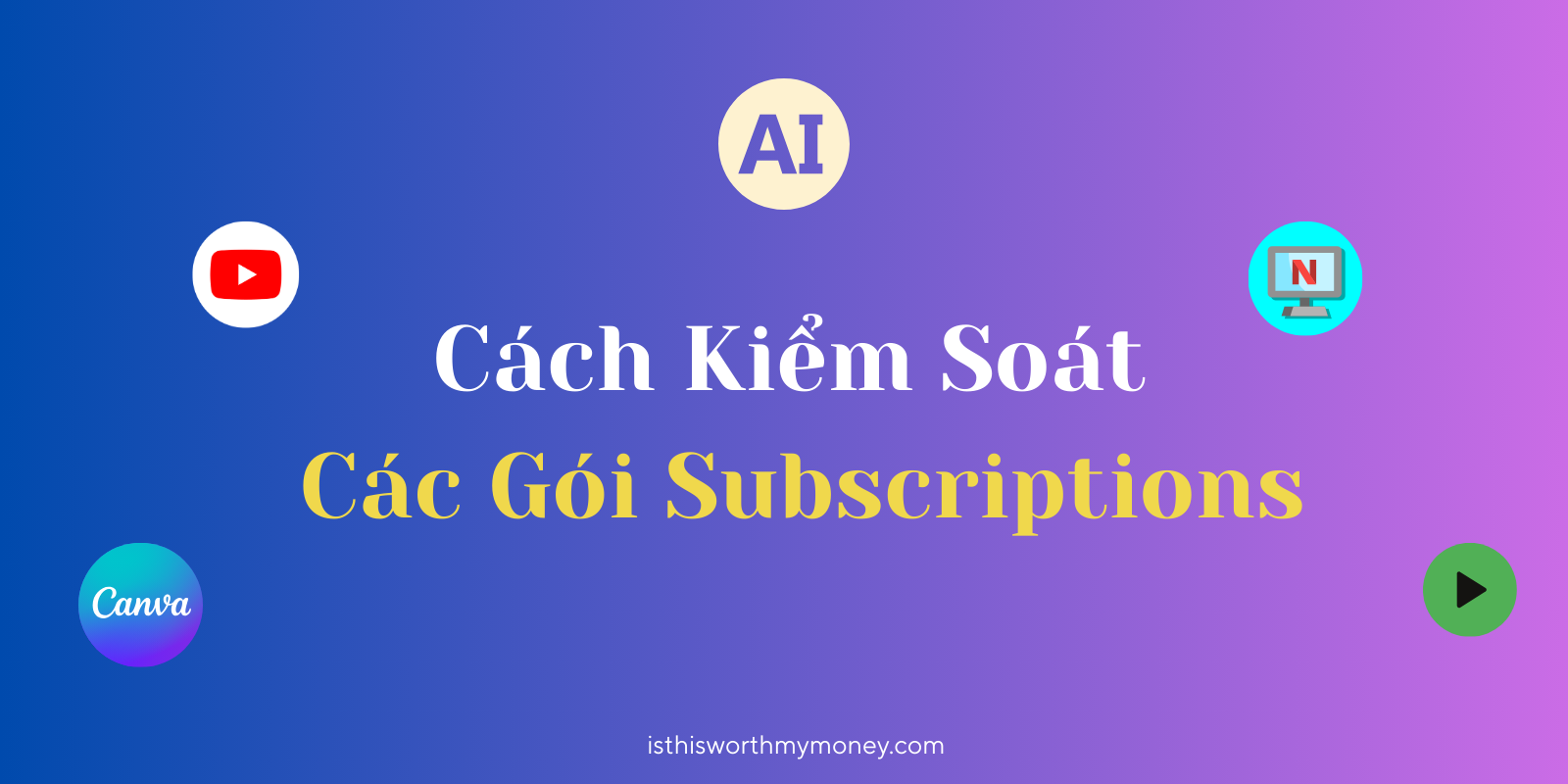 Cách Kiểm Soát Các Gói Đăng Ký Dịch Vụ (Subscriptions)